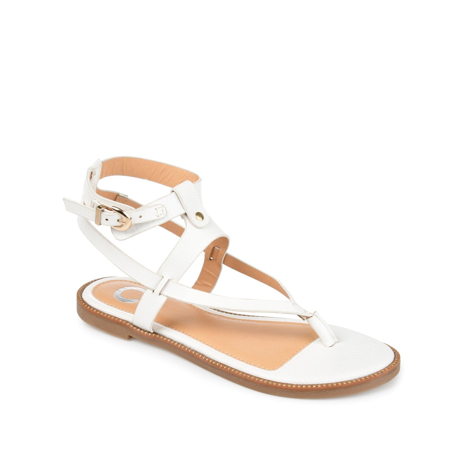 TANGIE MULTI STRAP SANDALS IN VEGAN LEATHER - White