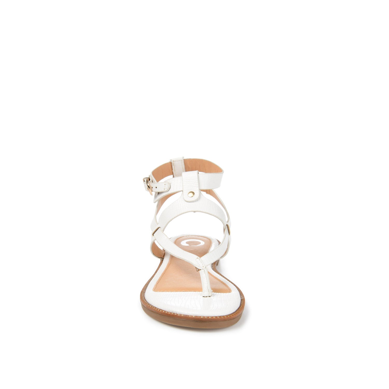 TANGIE MULTI STRAP SANDALS IN FAUX LEATHER
