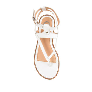 TANGIE MULTI STRAP SANDALS IN VEGAN LEATHER - White
