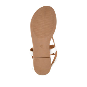 TANGIE MULTI STRAP SANDALS IN FAUX LEATHER