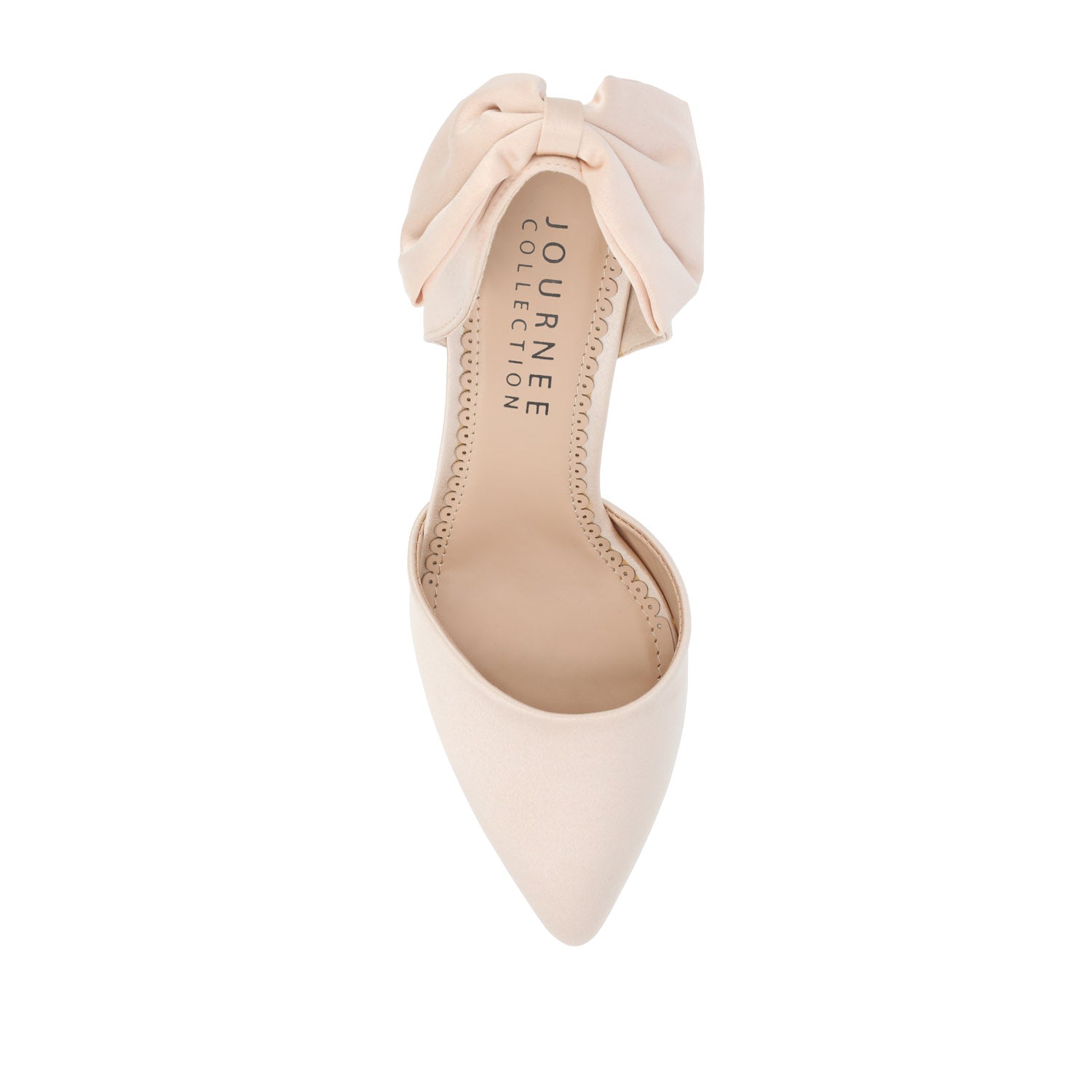 TANZI STILETTO HEELS IN SATIN - Blush