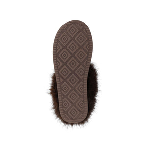 TARAN MULE SLIPPER - Chocolate