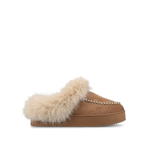 TARAN MULE SLIPPER - Chestnut