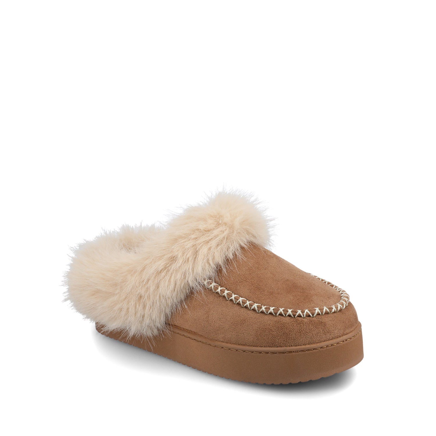 TARAN MULE SLIPPER - Chestnut