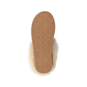 TARAN MULE SLIPPER - Chestnut