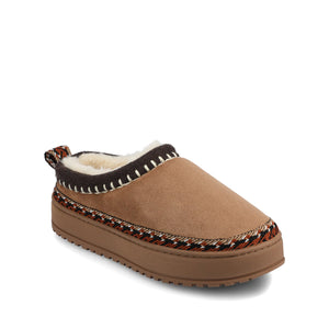 TARIKA MULE SLIPPER - Chestnut