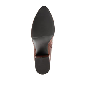 TAVIA KNEE-HIGH BOOTS IN X-WIDE CALF - Tan Lizard