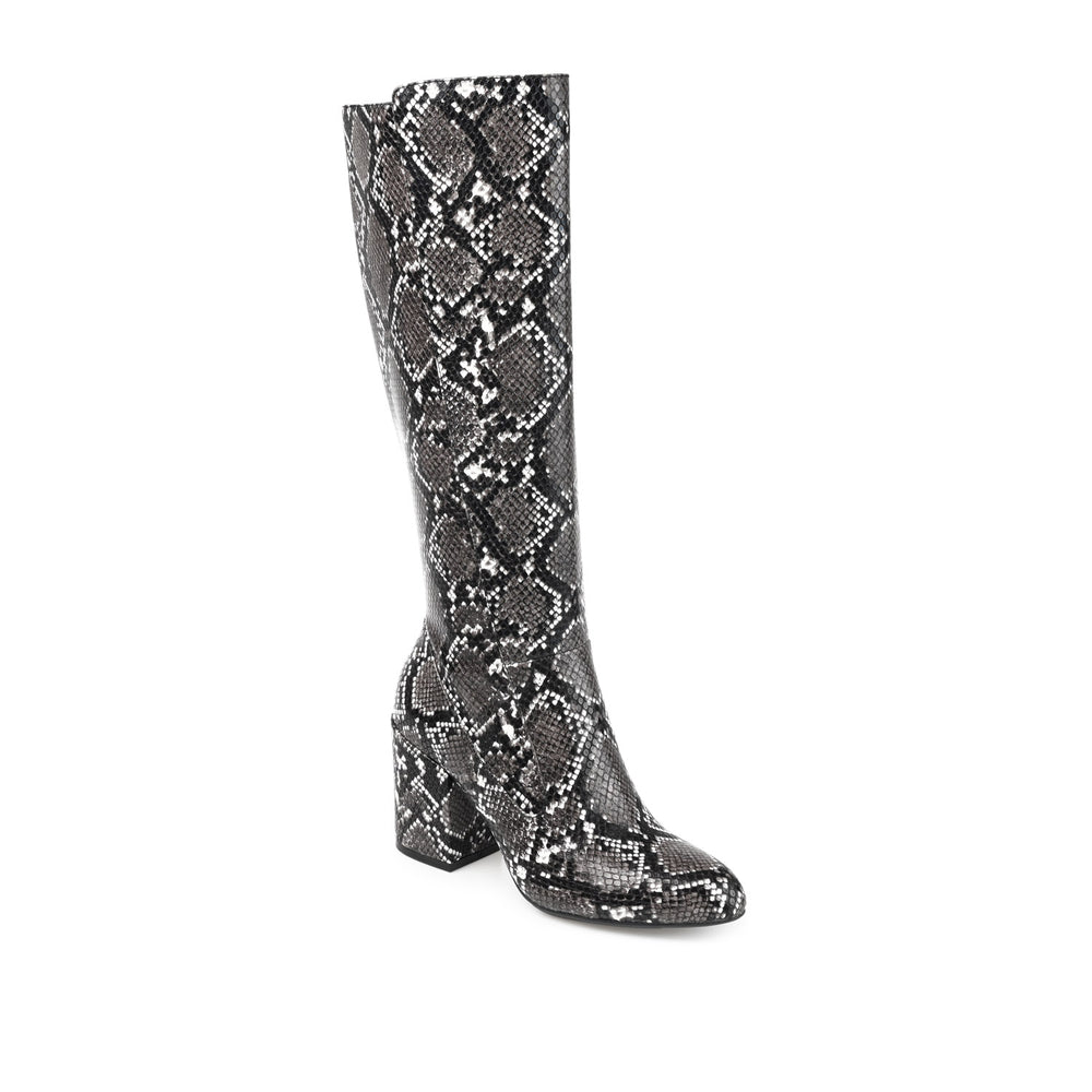 TAVIA KNEE-HIGH BOOTS IN FAUX LEATHER