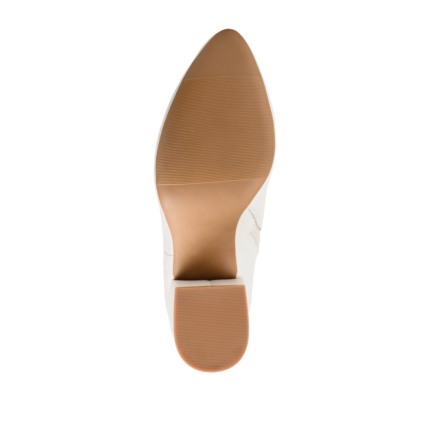 TAVIA KNEE-HIGH BOOTS IN WIDE CALF - White Lizard