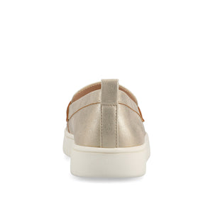 TAYLA PENNY LOAFER IN WIDE - Gold