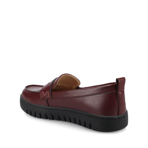 TAYLA PENNY LOAFER - Oxblood