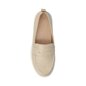 TAYLA PENNY LOAFER IN WIDE - Beige