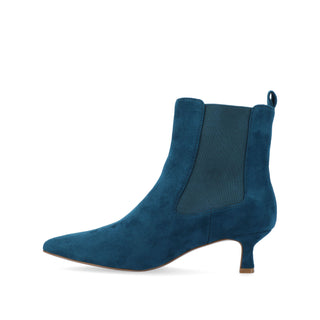 TENLEE CHELSEA BOOTIES IN FAUX SUEDE