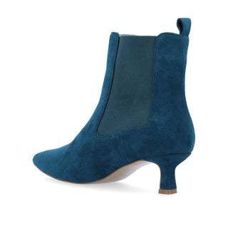 TENLEE CHELSEA BOOTIES IN FAUX SUEDE