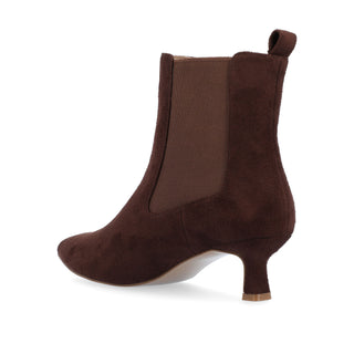 TENLEE CHELSEA BOOTIES IN FAUX SUEDE