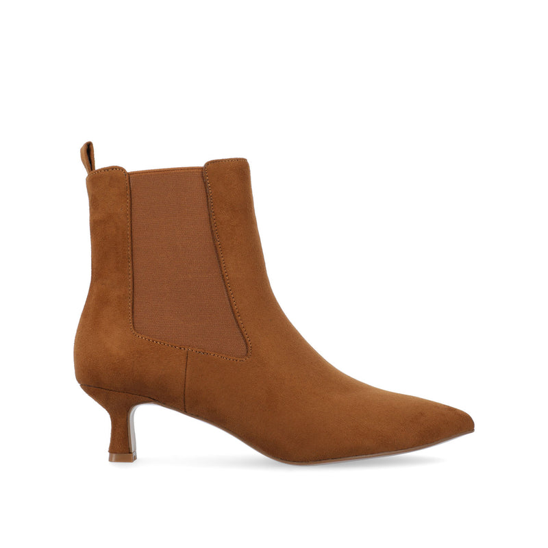 TENLEE CHELSEA BOOTIES IN FAUX SUEDE