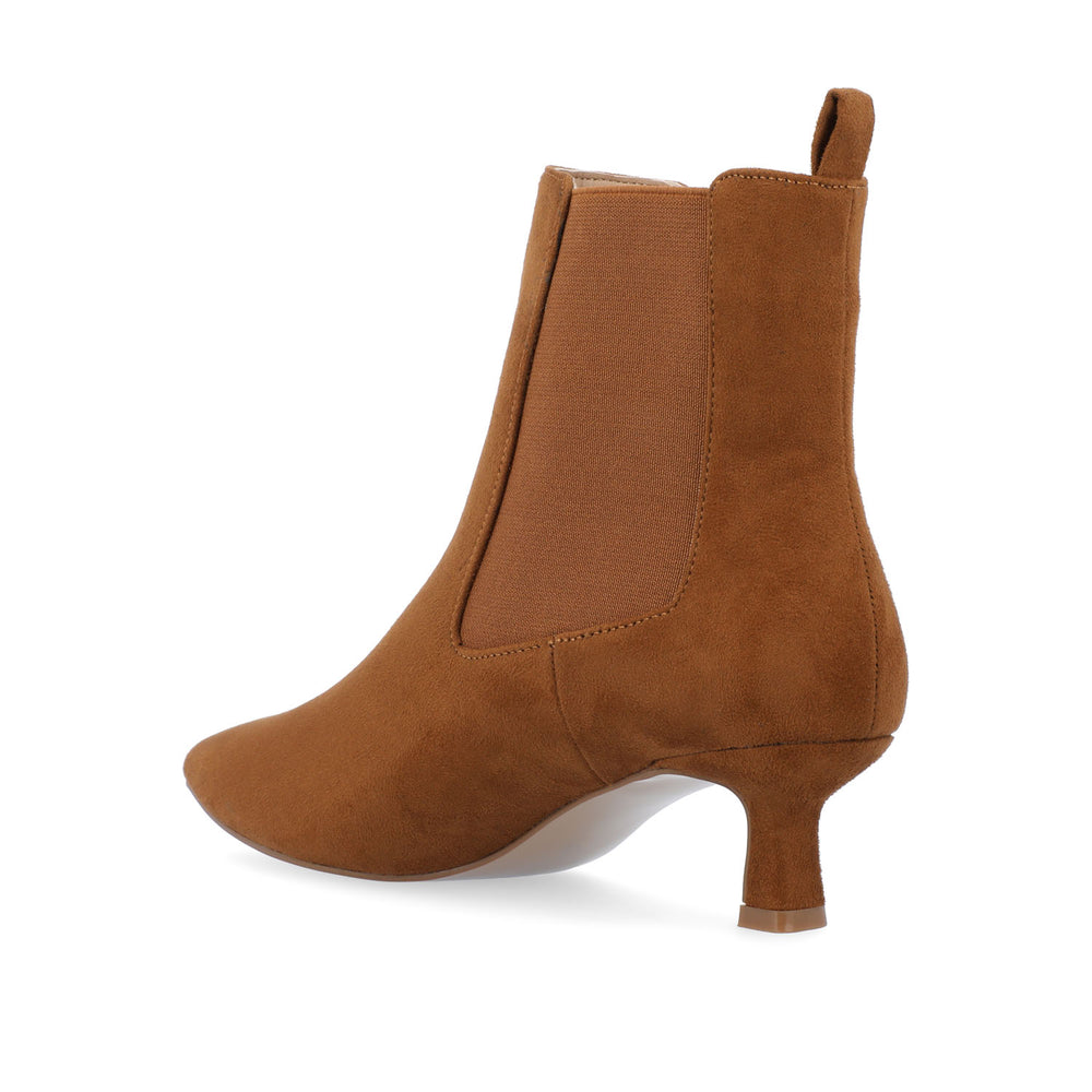 TENLEE CHELSEA BOOTIES IN FAUX SUEDE