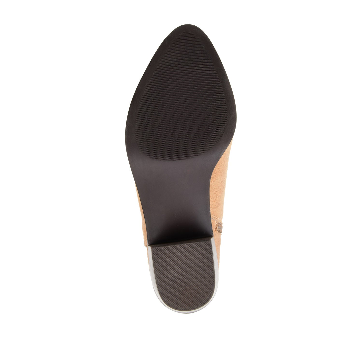 TESSA CUTOUT BOOTIE IN VEGAN LEATHER - Tan