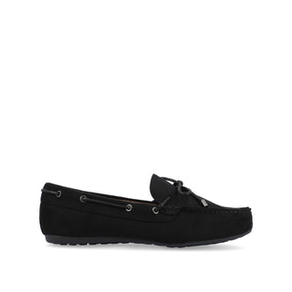 THATCH MOC TOE LOAFER IN FAUX SUEDE