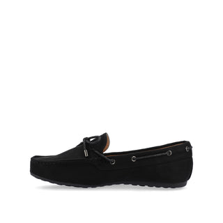 THATCH MOC TOE LOAFER IN FAUX SUEDE