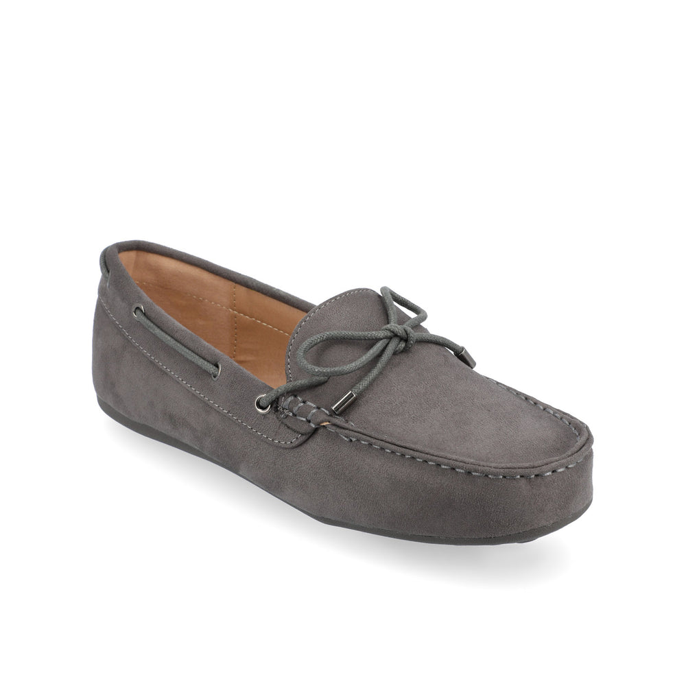 THATCH MOC TOE LOAFER IN FAUX SUEDE