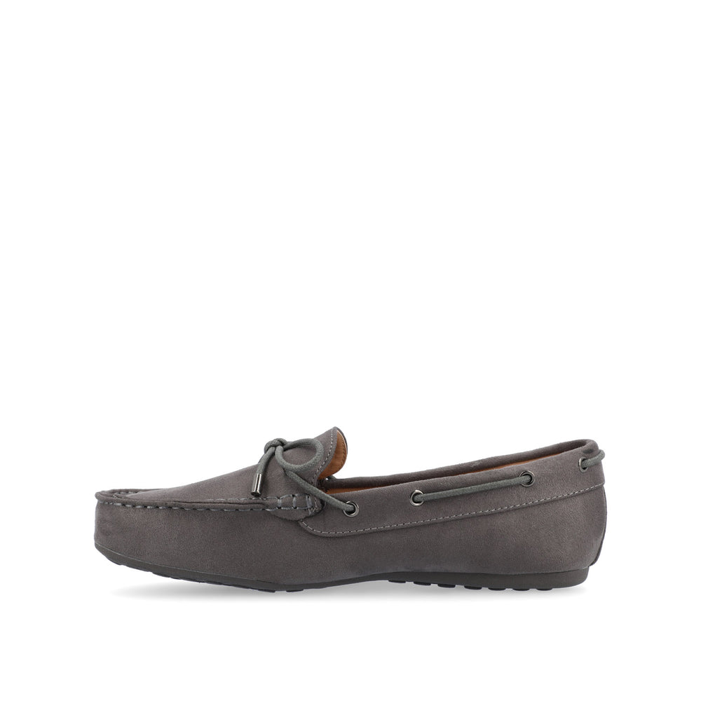 THATCH MOC TOE LOAFER IN FAUX SUEDE