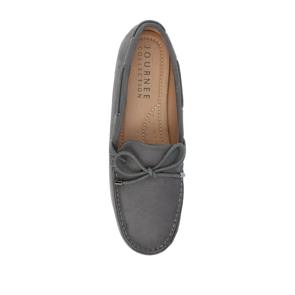 THATCH MOC TOE LOAFER IN FAUX SUEDE