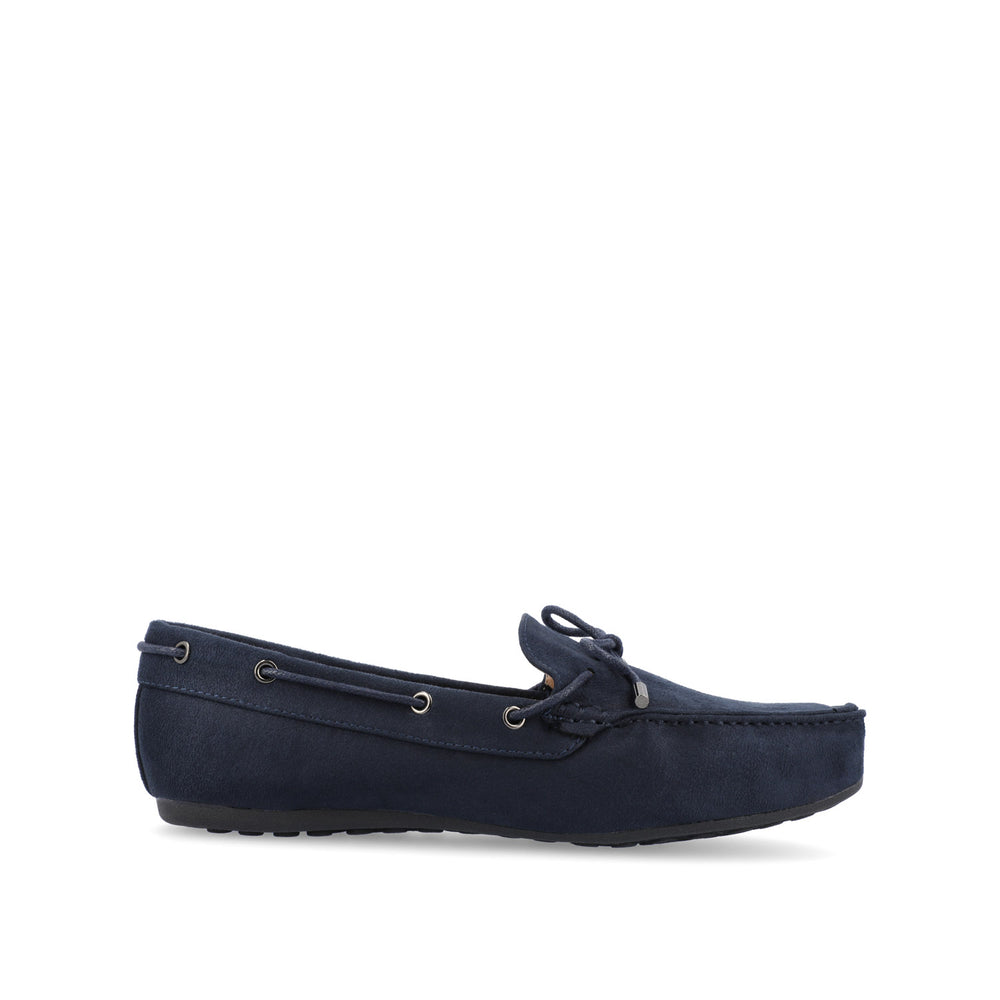 THATCH MOC TOE LOAFER IN FAUX SUEDE