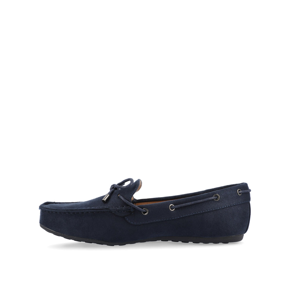 THATCH MOC TOE LOAFER IN FAUX SUEDE