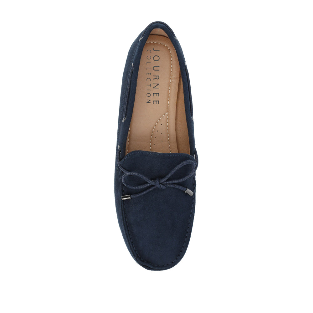 THATCH MOC TOE LOAFER IN FAUX SUEDE