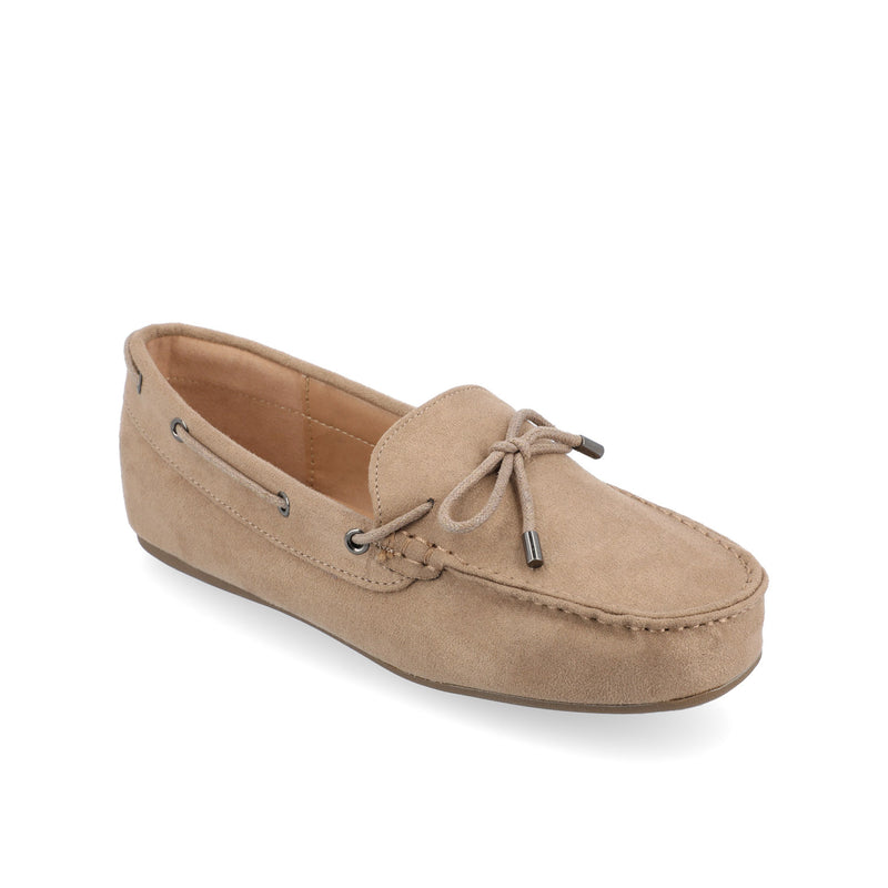 THATCH MOC TOE LOAFER IN FAUX SUEDE
