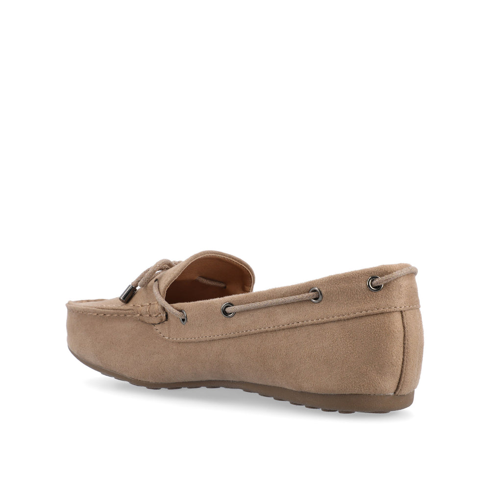 THATCH MOC TOE LOAFER IN FAUX SUEDE