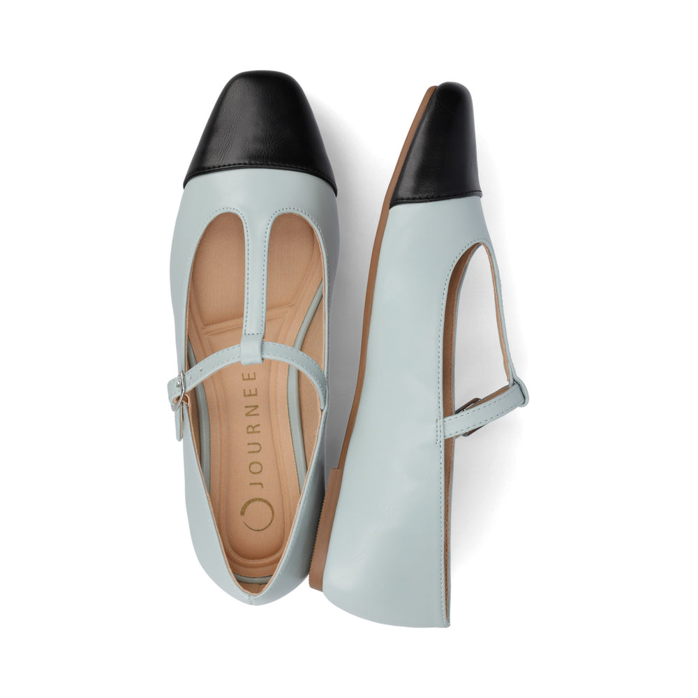 THEAH T-STRAP BALLET FLATS