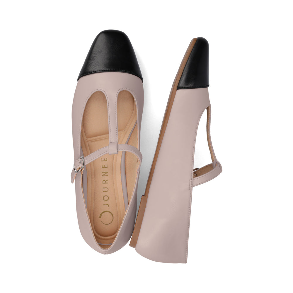 THEAH T-STRAP BALLET FLATS