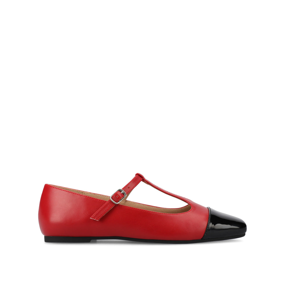 THEAH T-STRAP BALLET FLATS