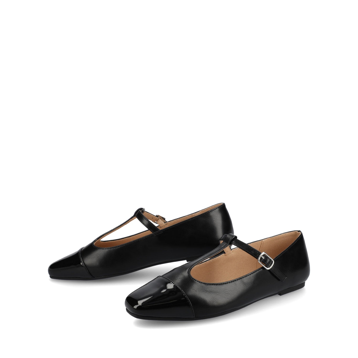 THEAH MARY JANE FLATS IN WIDE - Black