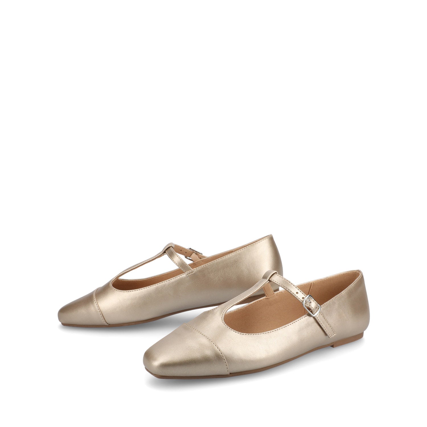 THEAH MARY JANE FLATS IN WIDE - Champagne