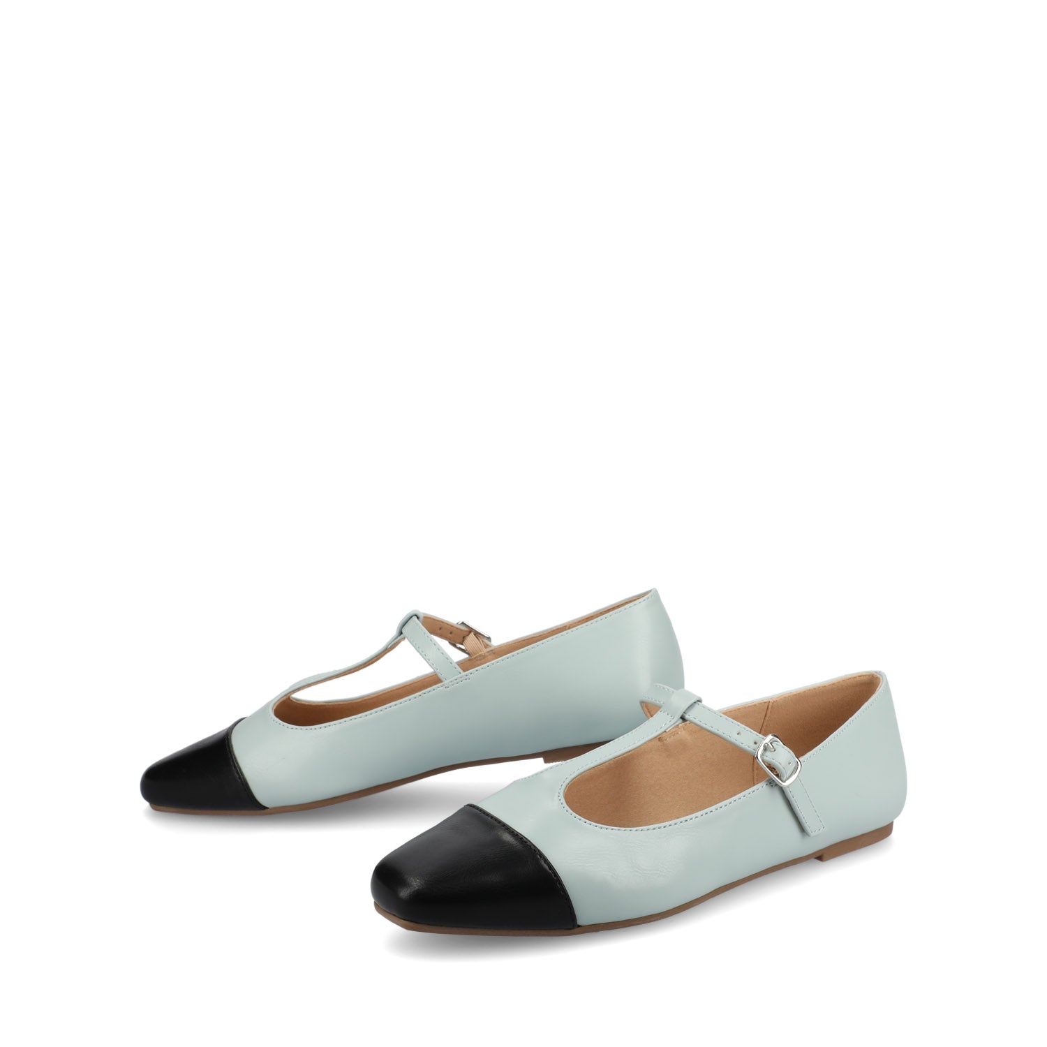 THEAH MARY JANE FLATS IN WIDE - Light Blue