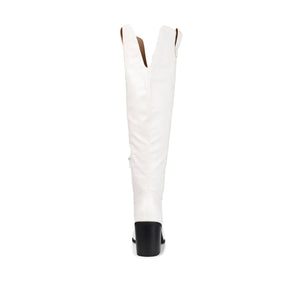 THERESE COWGIRL BOOTS IN WIDE CALF