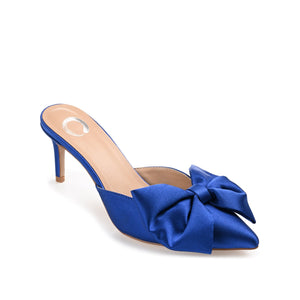 TIARRA STILETTO HEELS IN SATIN - Blue