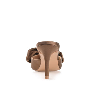 TIARRA STILETTO PUMP HEELS IN WIDE - Brown