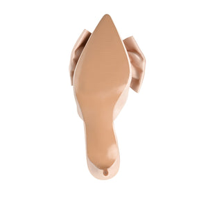 TIARRA STILETTO HEELS IN SATIN - Ivory