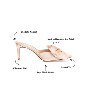 TIARRA STILETTO PUMP HEELS IN WIDE - Ivory