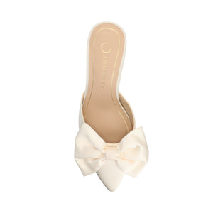 TIARRA STILETTO PUMP HEELS IN WIDE - Ivory
