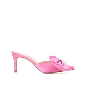 TIARRA STILETTO HEELS IN SATIN - Pink