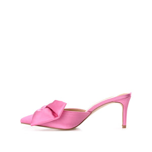 TIARRA STILETTO HEELS IN SATIN - Pink