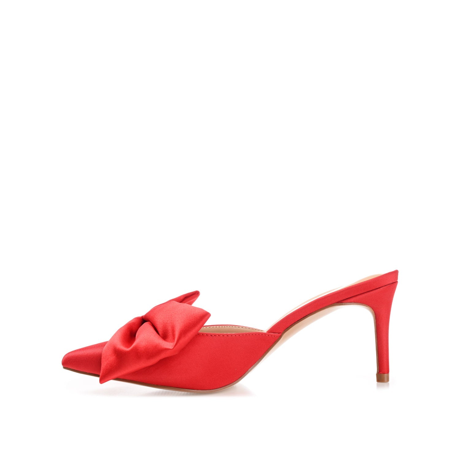 TIARRA STILETTO PUMP HEELS IN WIDE - Red