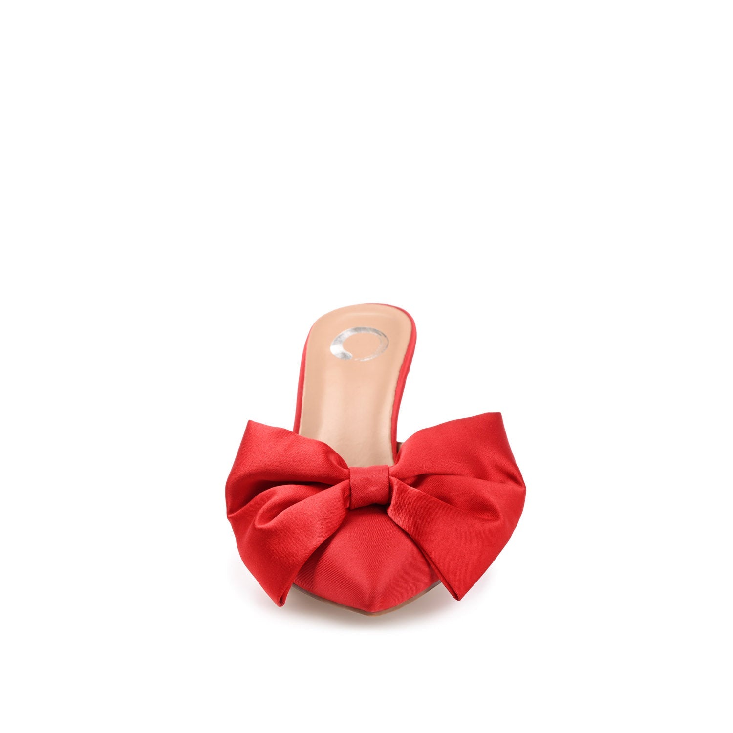 TIARRA STILETTO HEELS IN SATIN - Red