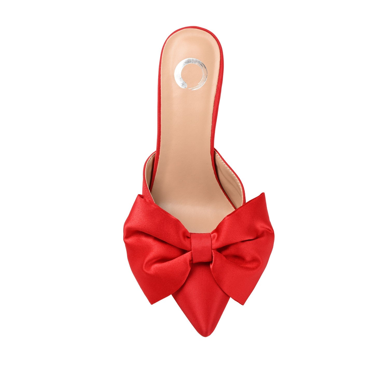 TIARRA STILETTO HEELS IN SATIN - Red