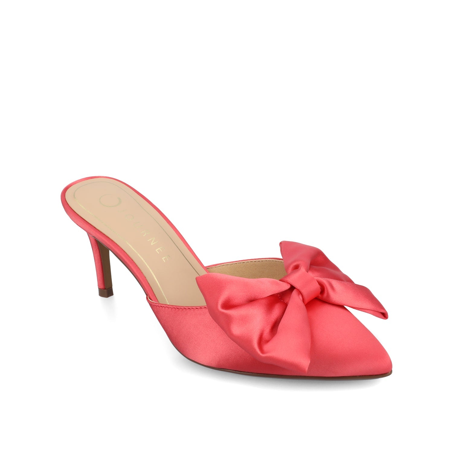 TIARRA STILETTO PUMP HEELS IN WIDE - Coral